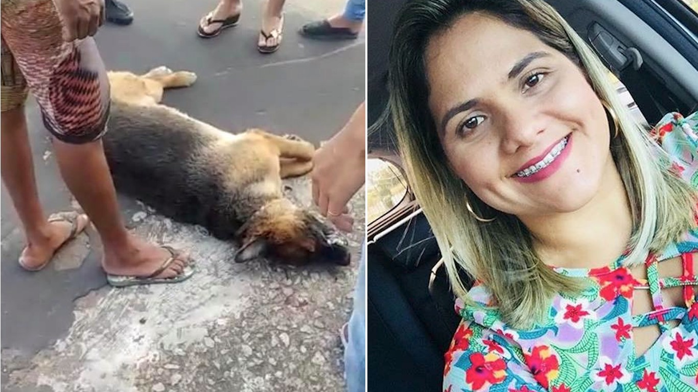 Punish woman who ran over two pet dogs with a smile on her face!